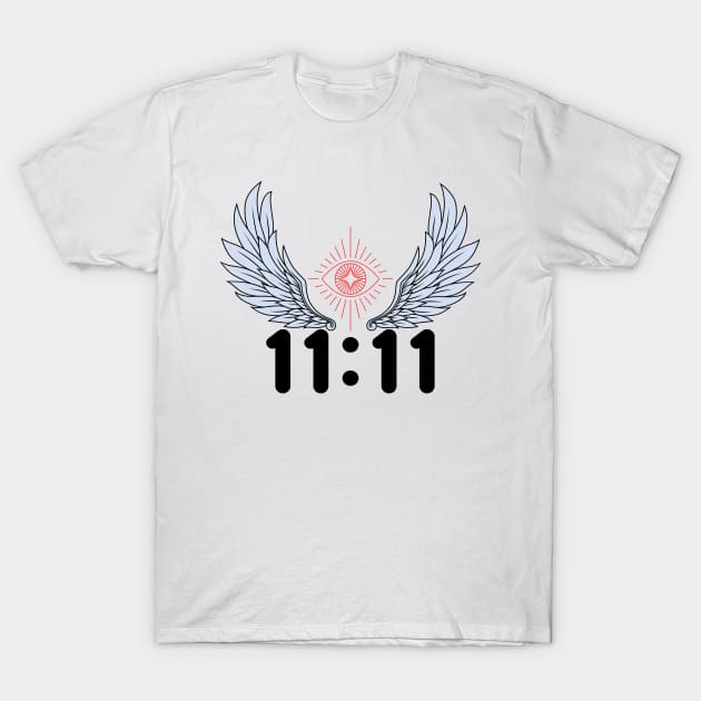 Angel Number 1111 T-Shirt by spiritualmate